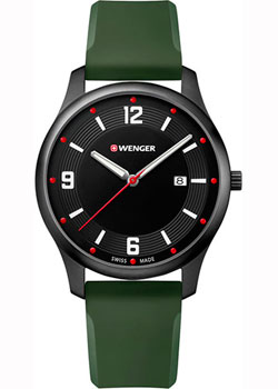 Швейцарские наручные  мужские часы Wenger 01.1441.125. Коллекция City Active