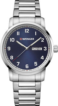 Швейцарские наручные  мужские часы Wenger 01.1541.121. Коллекция Attitude Heritage