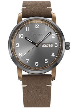 Швейцарские наручные  мужские часы Wenger 01.1541.123. Коллекция Attitude