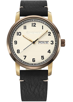Швейцарские наручные  мужские часы Wenger 01.1541.124. Коллекция Attitude