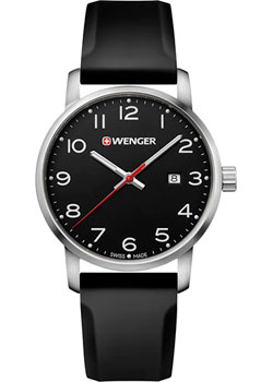 Швейцарские наручные  мужские часы Wenger 01.1641.101. Коллекция Avenue