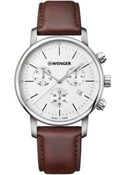 Швейцарские наручные  мужские часы Wenger 01.1743.101. Коллекция Urban Classic Chrono