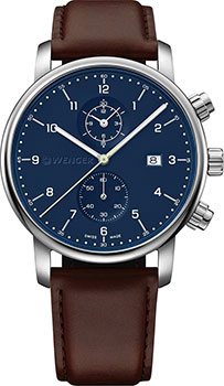 Швейцарские наручные  мужские часы Wenger 01.1743.125. Коллекция Urban Classic Chrono