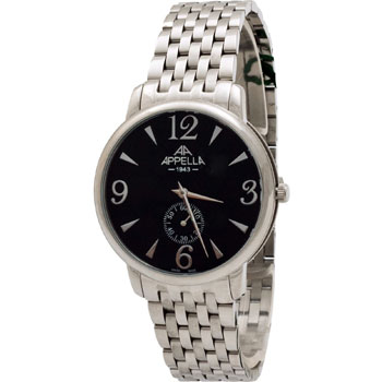 Швейцарские наручные мужские часы Appella 4307-3004. Коллекция Classic