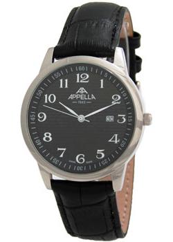 Швейцарские наручные мужские часы Appella 4371-3014. Коллекция Classic