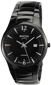 Наручные  мужские часы Boccia 3572-02. Коллекция Ceramic