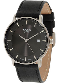 Наручные  мужские часы Boccia 3607-01. Коллекция Titanium