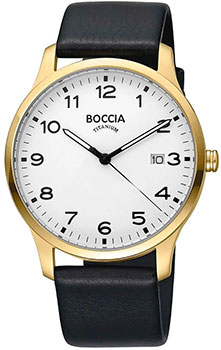 Наручные  мужские часы Boccia 3620-08. Коллекция Titanium