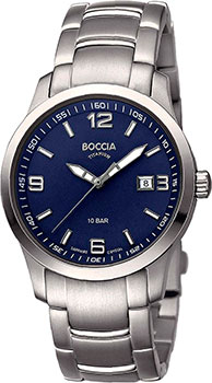 Наручные  мужские часы Boccia 3626-05. Коллекция Titanium