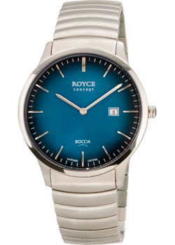 Наручные  мужские часы Boccia 3645-03. Коллекция Royce