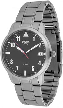Наручные  мужские часы Boccia 3650-02. Коллекция Titanium
