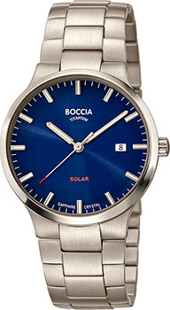 Наручные  мужские часы Boccia 3652-02. Коллекция Titanium