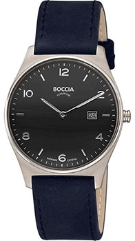 Наручные  мужские часы Boccia 3655-02. Коллекция Titanium