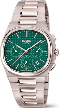 Наручные  мужские часы Boccia 3740-02. Коллекция Chronograph