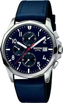 Наручные  мужские часы Boccia 3747-02. Коллекция Titanium