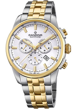 Швейцарские наручные  мужские часы Candino C4699.1. Коллекция Chronograph