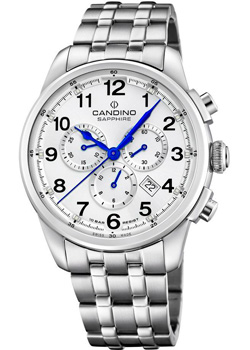 Швейцарские наручные  мужские часы Candino C4744.1. Коллекция Chronograph