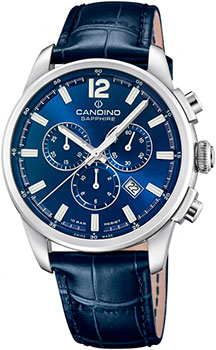Швейцарские наручные  мужские часы Candino C4745.2. Коллекция Chronograph