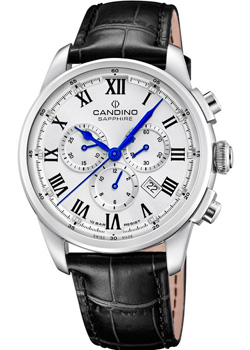 Швейцарские наручные  мужские часы Candino C4745.4. Коллекция Chronograph