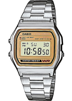 Японские наручные  мужские часы Casio A-158WEA-9E. Коллекция Vintage