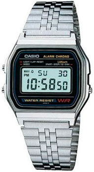 Японские наручные  мужские часы Casio A-159W-N1. Коллекция Vintage