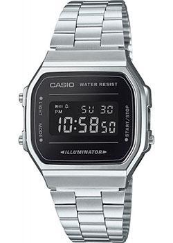 Японские наручные  мужские часы Casio A-168WEM-1E. Коллекция Digital