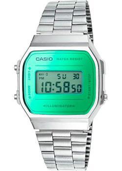 Японские наручные  мужские часы Casio A-168WEM-2E. Коллекция Vintage