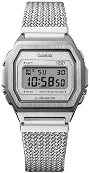 Японские наручные  мужские часы Casio A1000MA-7EF. Коллекция Vintage