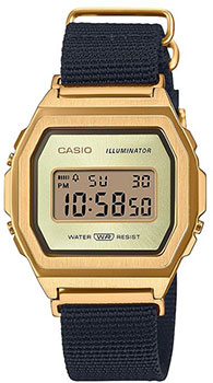 Японские наручные  мужские часы Casio A1000MGN-9ER. Коллекция Vintage