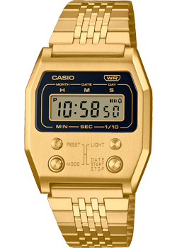Японские наручные  мужские часы Casio A1100G-5. Коллекция Vintage