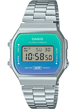 Японские наручные  мужские часы Casio A168WER-2AEF. Коллекция Vintage