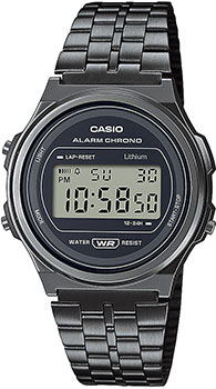 Японские наручные  мужские часы Casio A171WEGG-1AEF. Коллекция Vintage