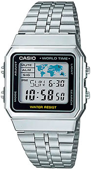 Японские наручные  мужские часы Casio A500WA-1. Коллекция Vintage