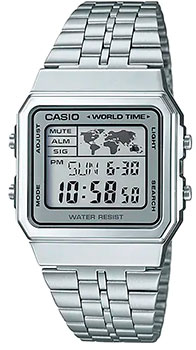 Японские наручные  мужские часы Casio A500WA-7. Коллекция Vintage
