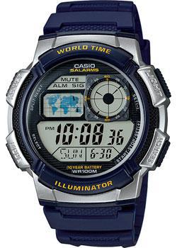 Японские наручные  мужские часы Casio AE-1000W-2A. Коллекция Digital