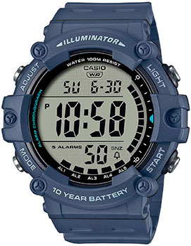 Японские наручные  мужские часы Casio AE-1500WH-2A. Коллекция Digital