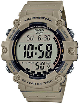 Японские наручные  мужские часы Casio AE-1500WH-5AVEF. Коллекция Digital