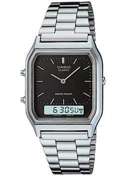 Японские наручные  мужские часы Casio AQ-230A-1D. Коллекция Ana-Digi