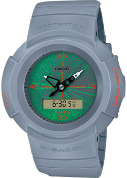 Японские наручные  мужские часы Casio AW-500MNT-8A. Коллекция G-Shock