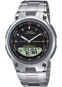 Японские наручные  мужские часы Casio AW-80D-1A. Коллекция Ana-Digi