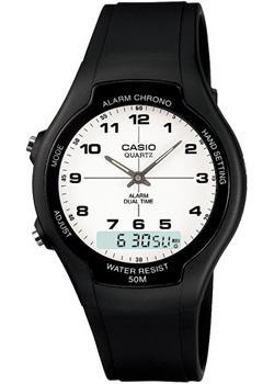 Японские наручные мужские часы Casio AW-90H-7B. Коллекция Ana-Digi