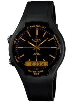 Японские наручные мужские часы Casio AW-90H-9E. Коллекция Ana-Digi
