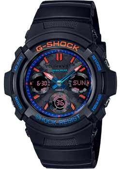 Японские наручные  мужские часы Casio AWR-M100SCT-1A. Коллекция G-Shock