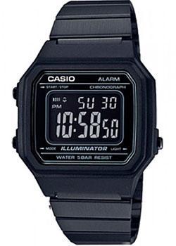 Японские наручные  мужские часы Casio B650WB-1B. Коллекция Vintage