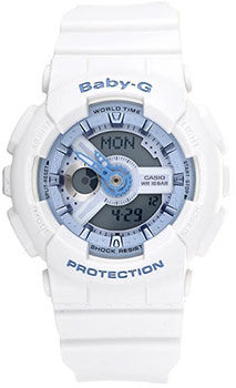 Японские наручные  женские часы Casio BA-110BE-7A. Коллекция Baby-G