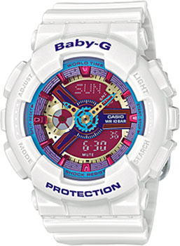 Японские наручные  женские часы Casio BA-112-7A. Коллекция Baby-G