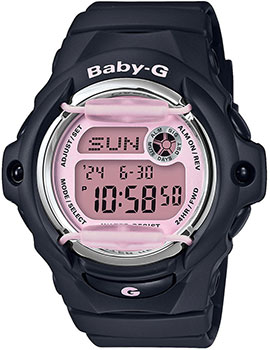 Японские наручные  женские часы Casio BG-169M-1ER. Коллекция Baby-G