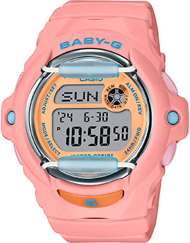 Японские наручные  женские часы Casio BG-169PB-4. Коллекция Baby-G