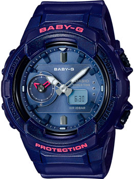 Японские наручные  женские часы Casio BGA-230S-2A. Коллекция Baby-G
