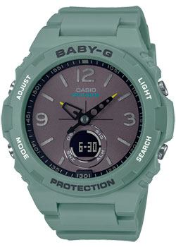 Японские наручные  женские часы Casio BGA-260-3AER. Коллекция Baby-G